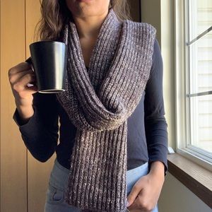 Cozy, Thick, Brown Glitter Scarf by A New Day